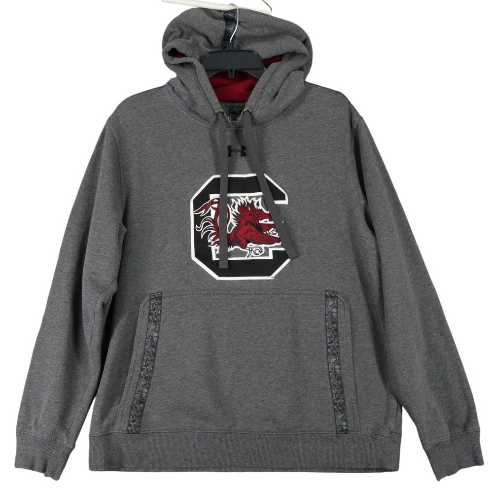 University of South Carolina Gamecocks Under Armour Hoodie Mens S Loose ColdGear